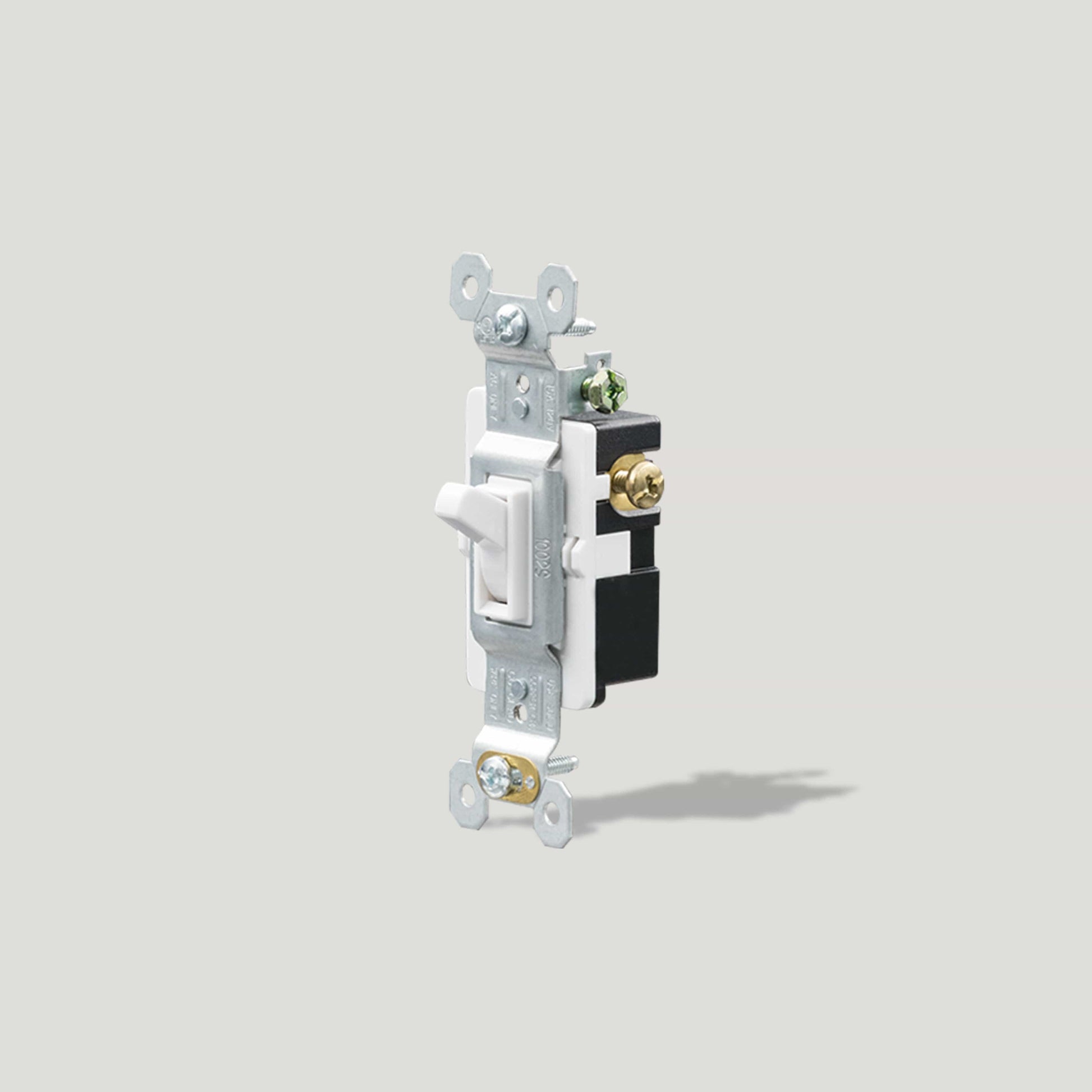 Plank Hardware 4 Way Toggle Switch - White