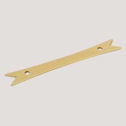 Plank Hardware 5.71" (3.78" CC) ELIZA Ribbon Pull Backplate - Brass