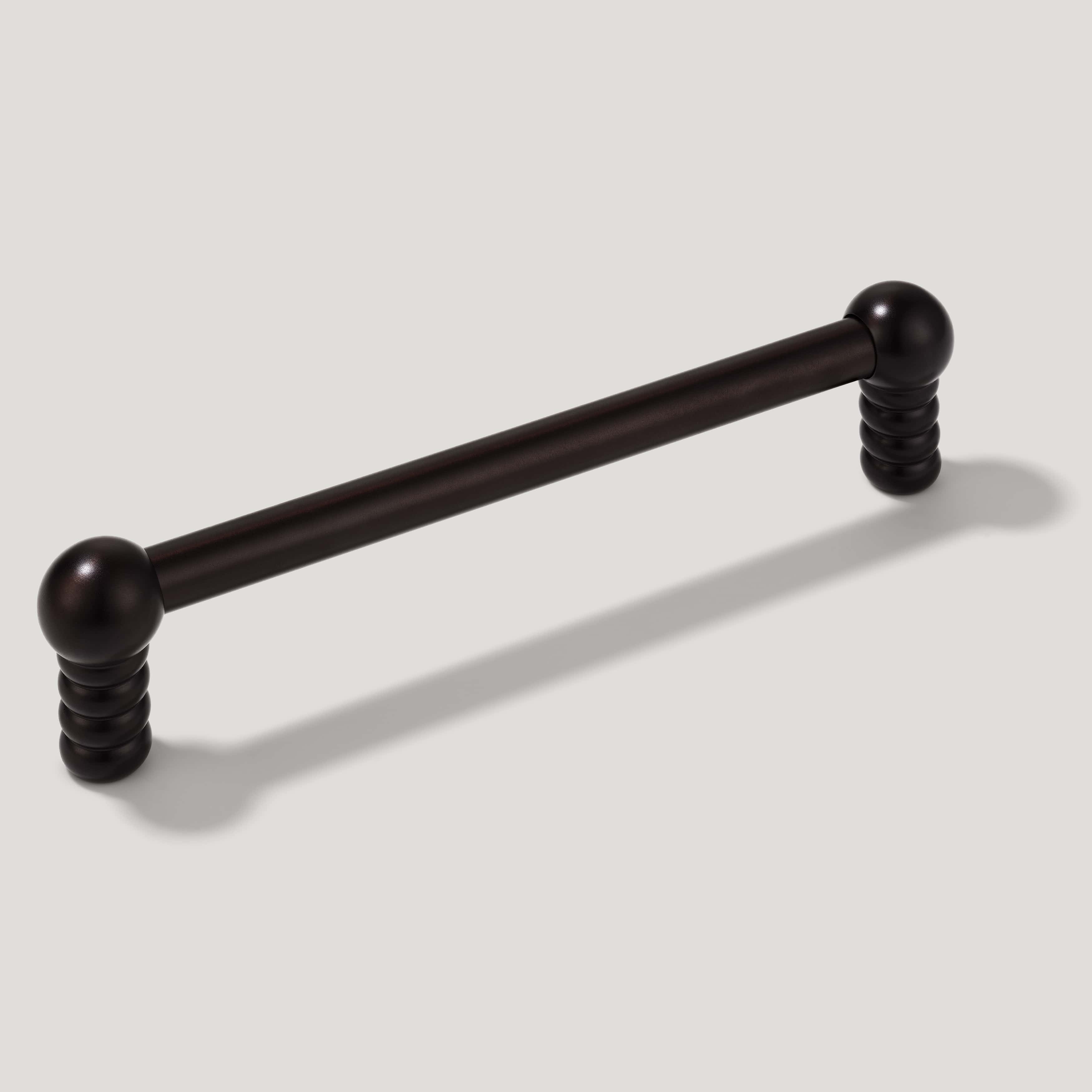 Plank Hardware 7.13" (6.3" CC) ESBEN D Bar Pull - Blackened Bronze