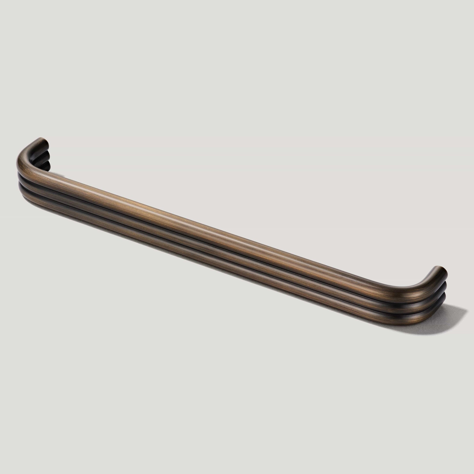 Plank Hardware 8.98" (8.66" CC) ALVA D Bar Pull -  Antique Brass