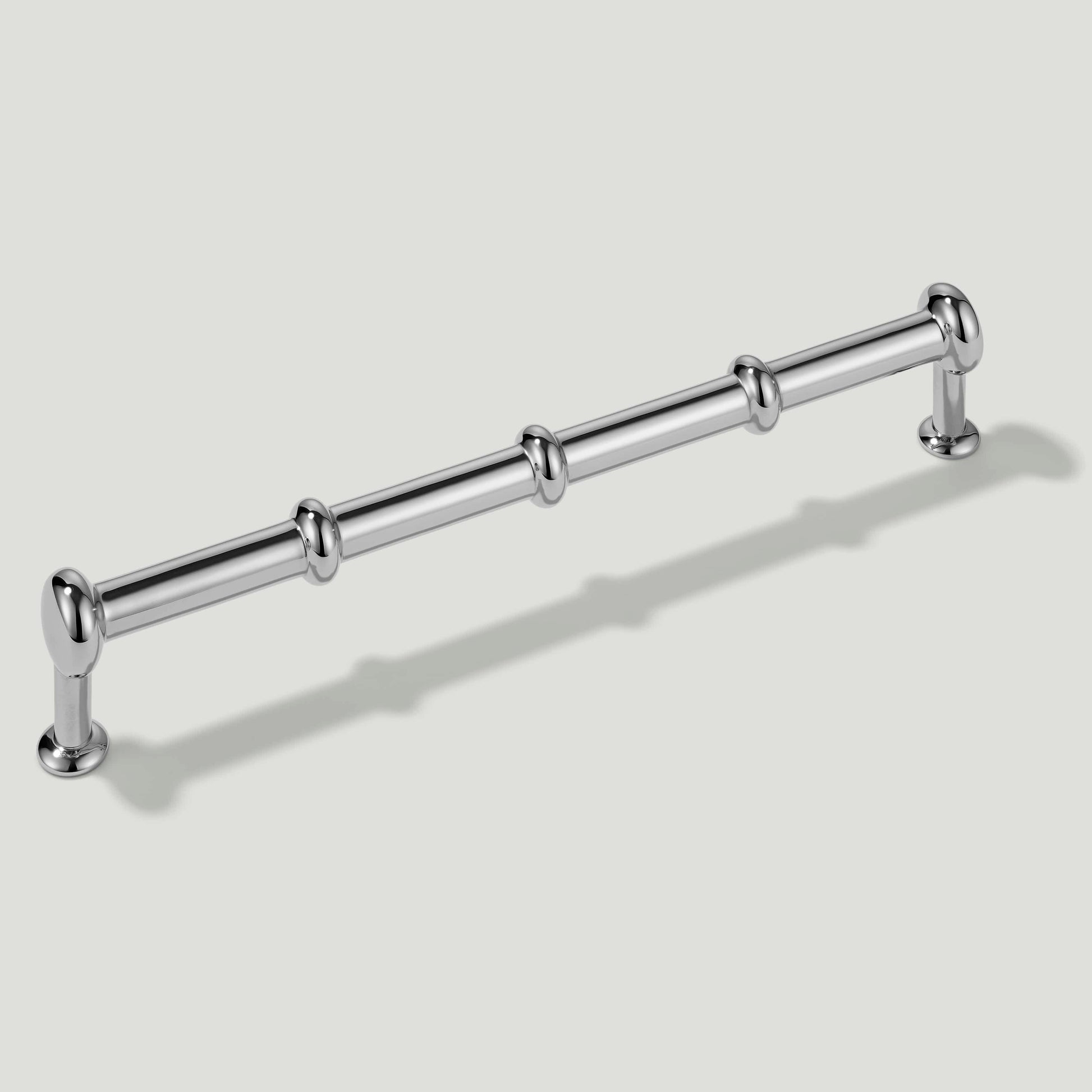 Plank Hardware 9.25" (8.66" CC) PEYTON Traditional D Bar Pull - Polished Nickel