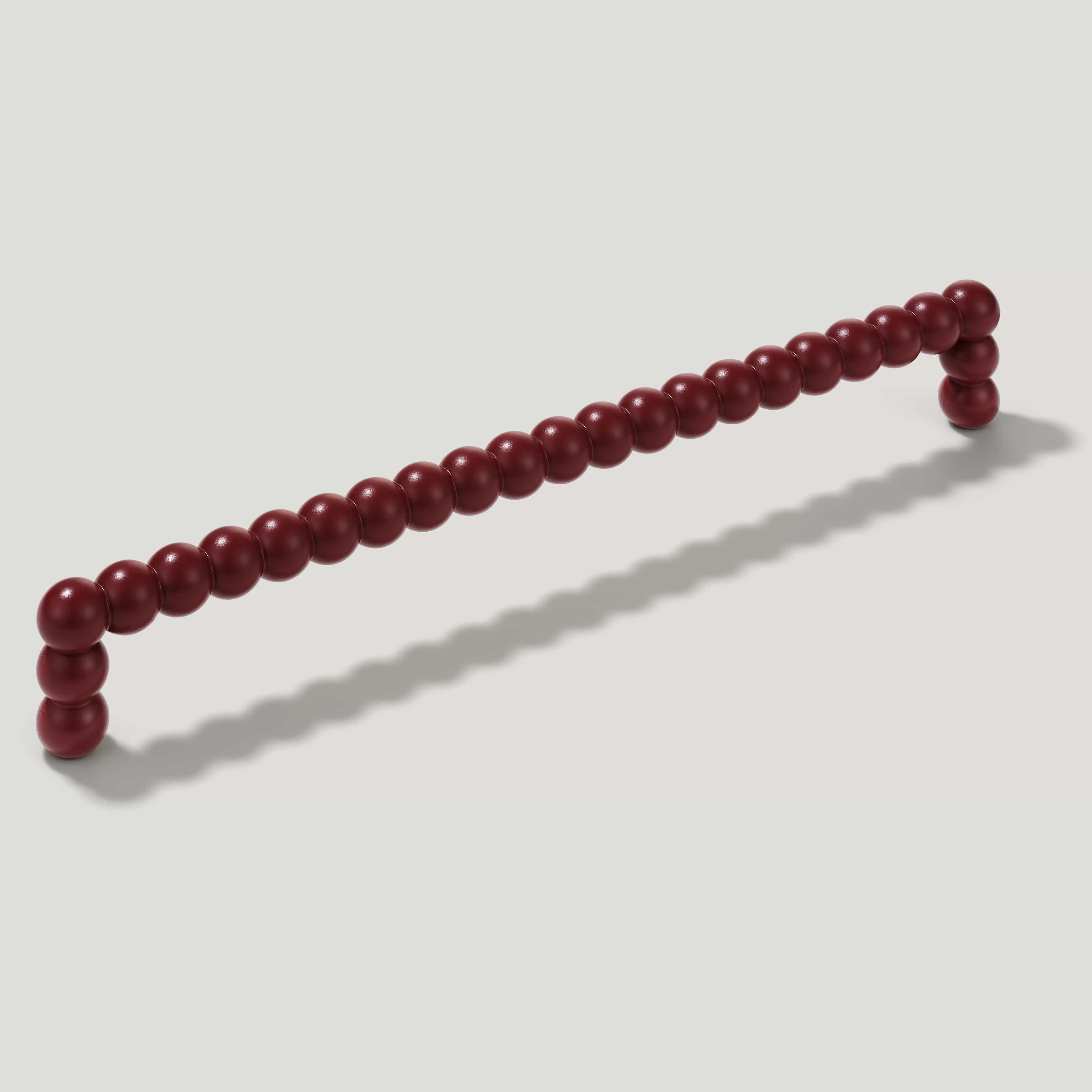 Plank Hardware 9.25" (8.66" CC) / Pull Only BOBBIN D-Bar Pull - Burgundy
