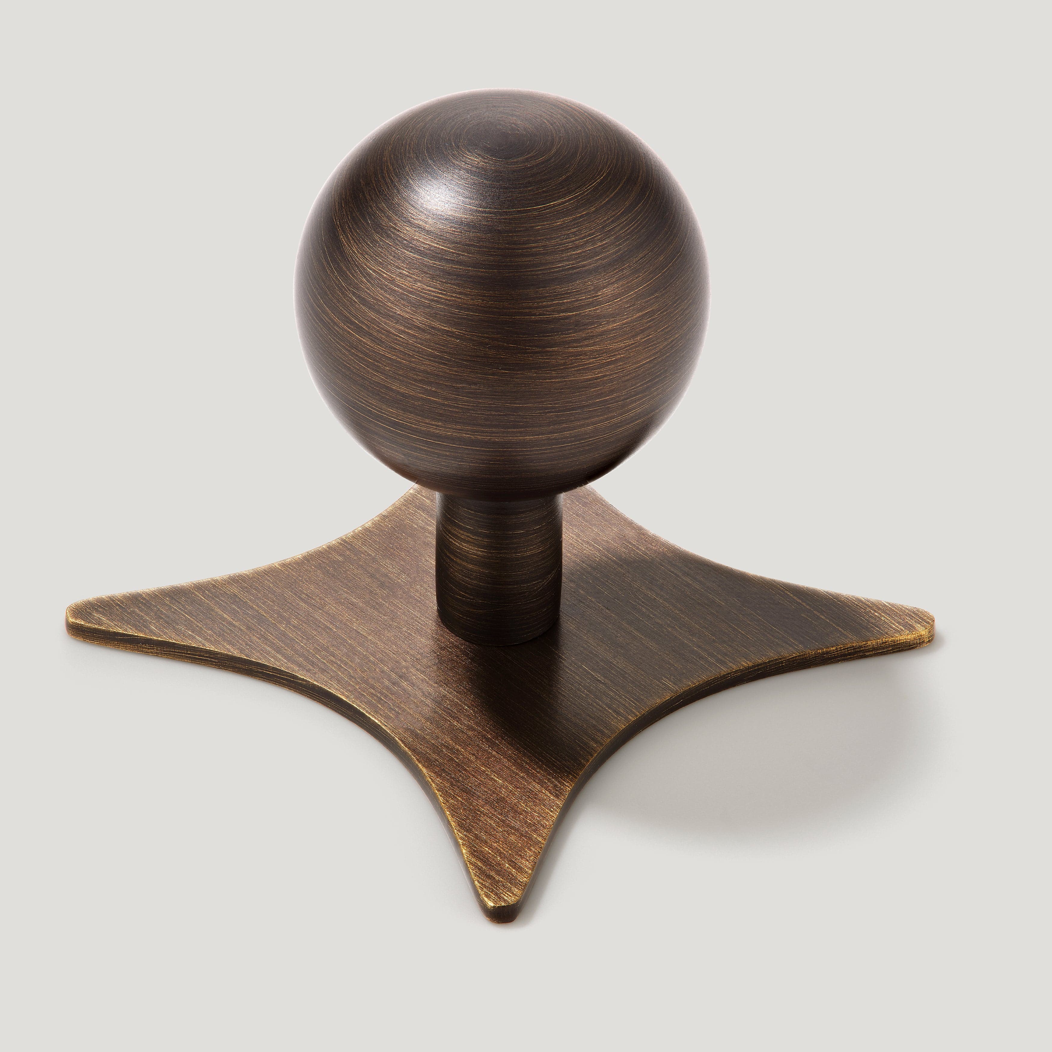 Plank Hardware ADA Cross Backplate - Antique Brass