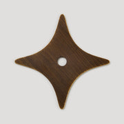 Plank Hardware ADA Cross Backplate - Antique Brass