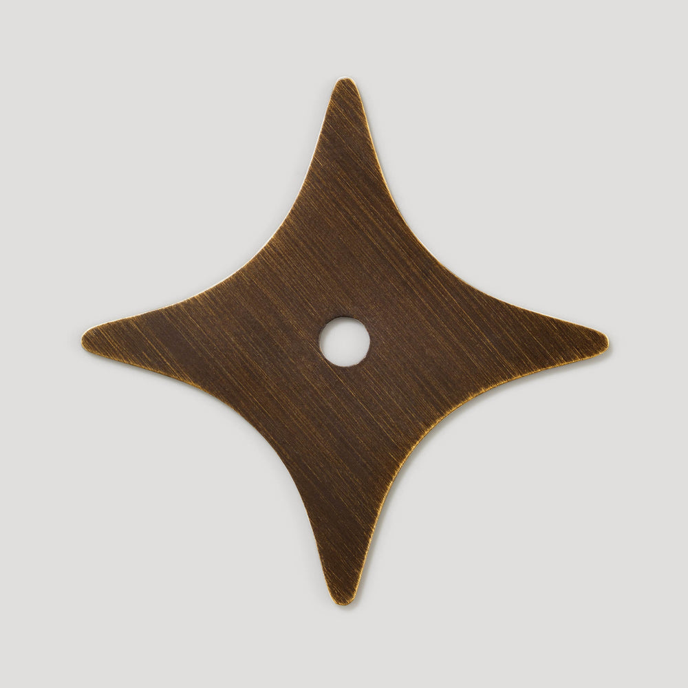 ADA Cross Backplate - Antique Brass