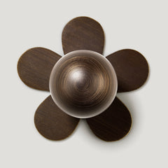 Plank Hardware ADA Flower Backplate - Antique Brass