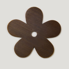 Plank Hardware ADA Flower Backplate - Antique Brass