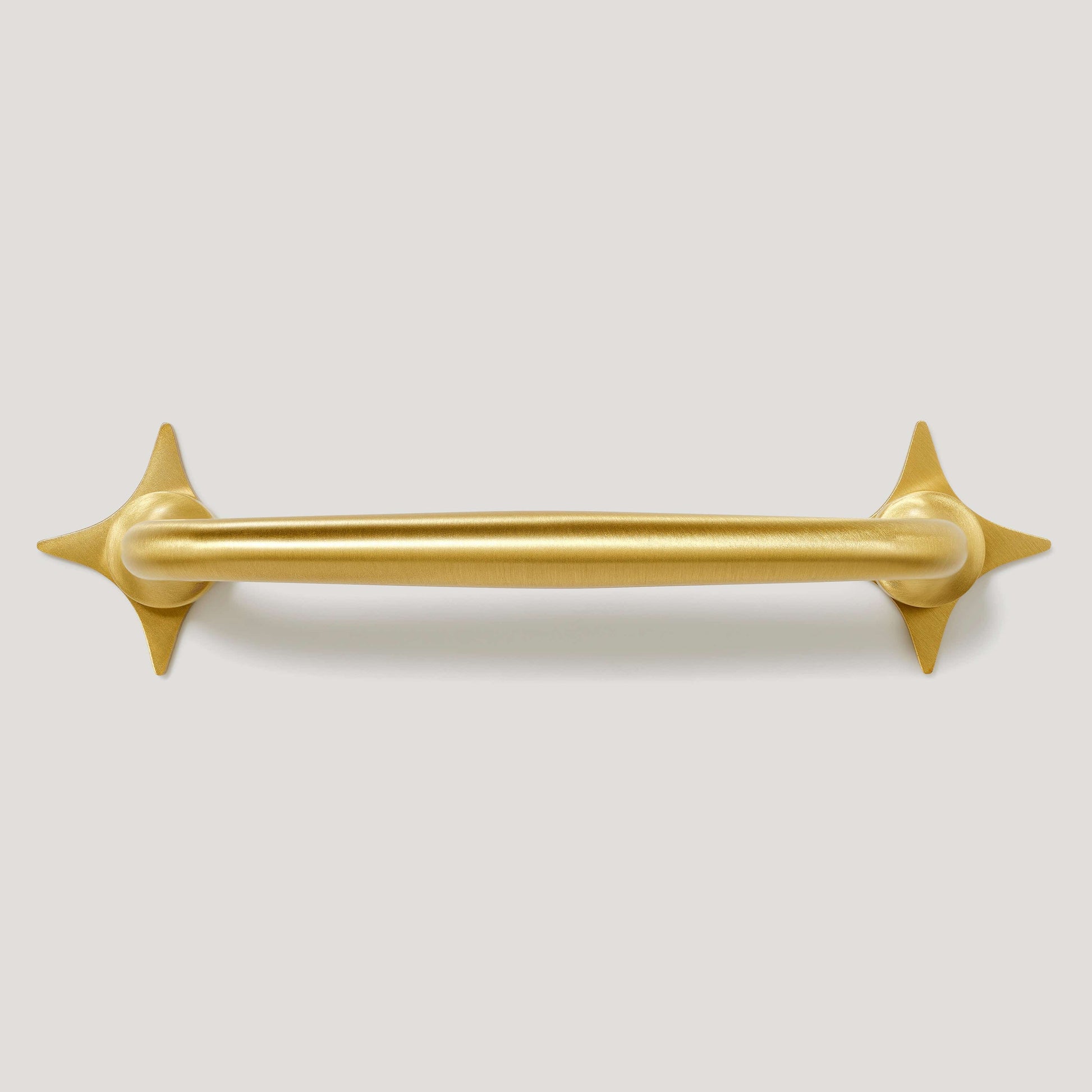 Plank Hardware ADA Pair of Small Cross Handle Backplate - Brass