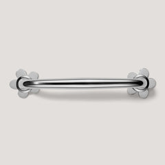 Plank Hardware ADA Pair of Small Flower Pull Backplate - Polished Nickel