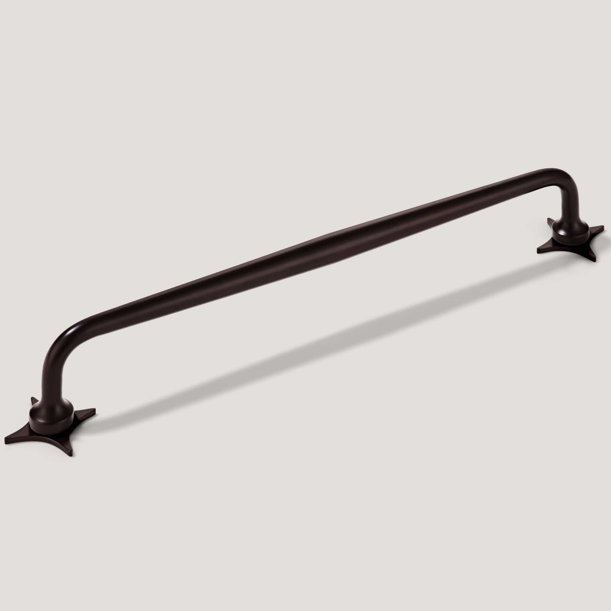 Plank Hardware ADA Pair of Small Star Pull Backplates - Blackened Bronze