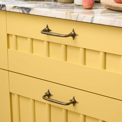 Plank Hardware ADA Pull with Star Backplates - Antique Brass