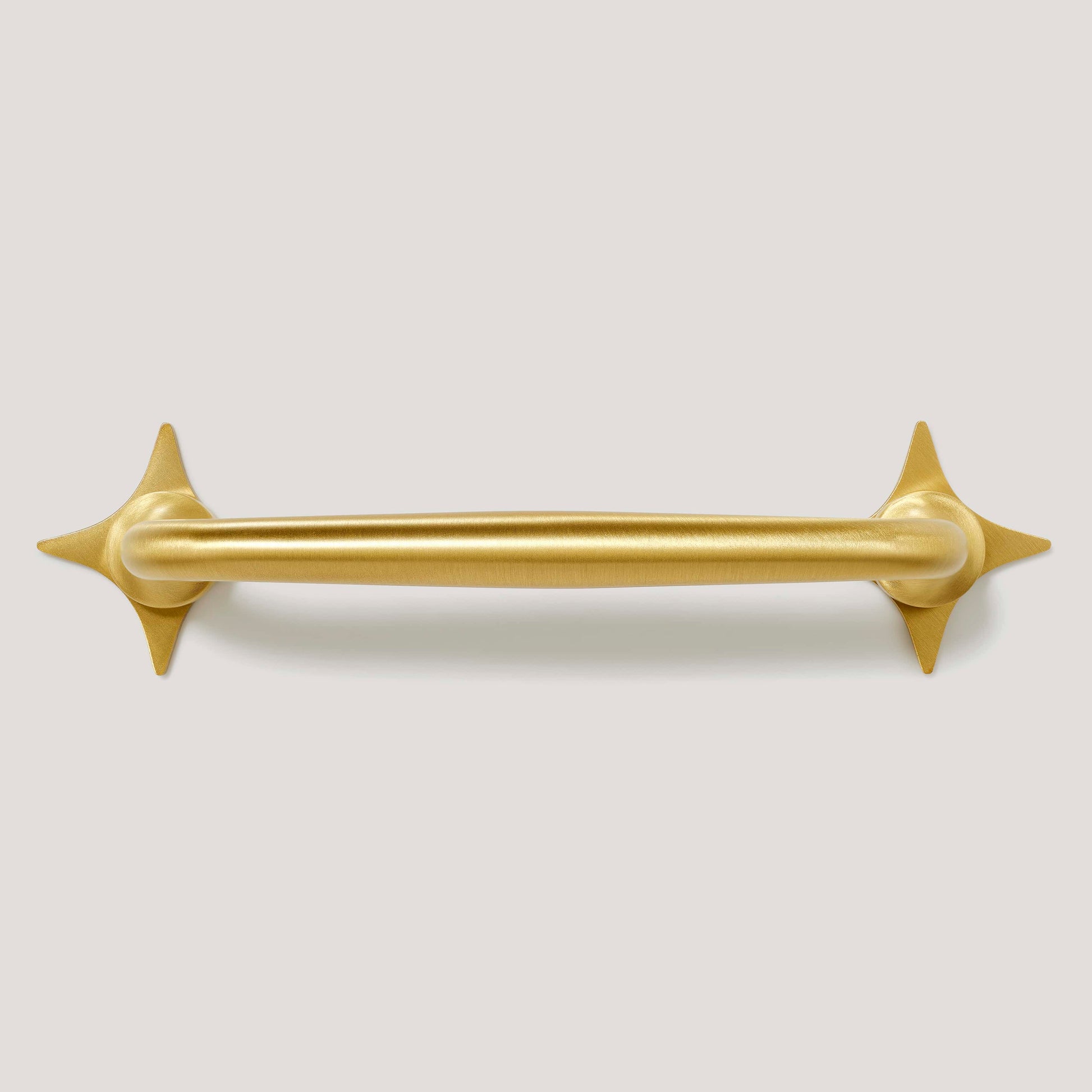Plank Hardware ADA Pull with Star Backplates - Brass