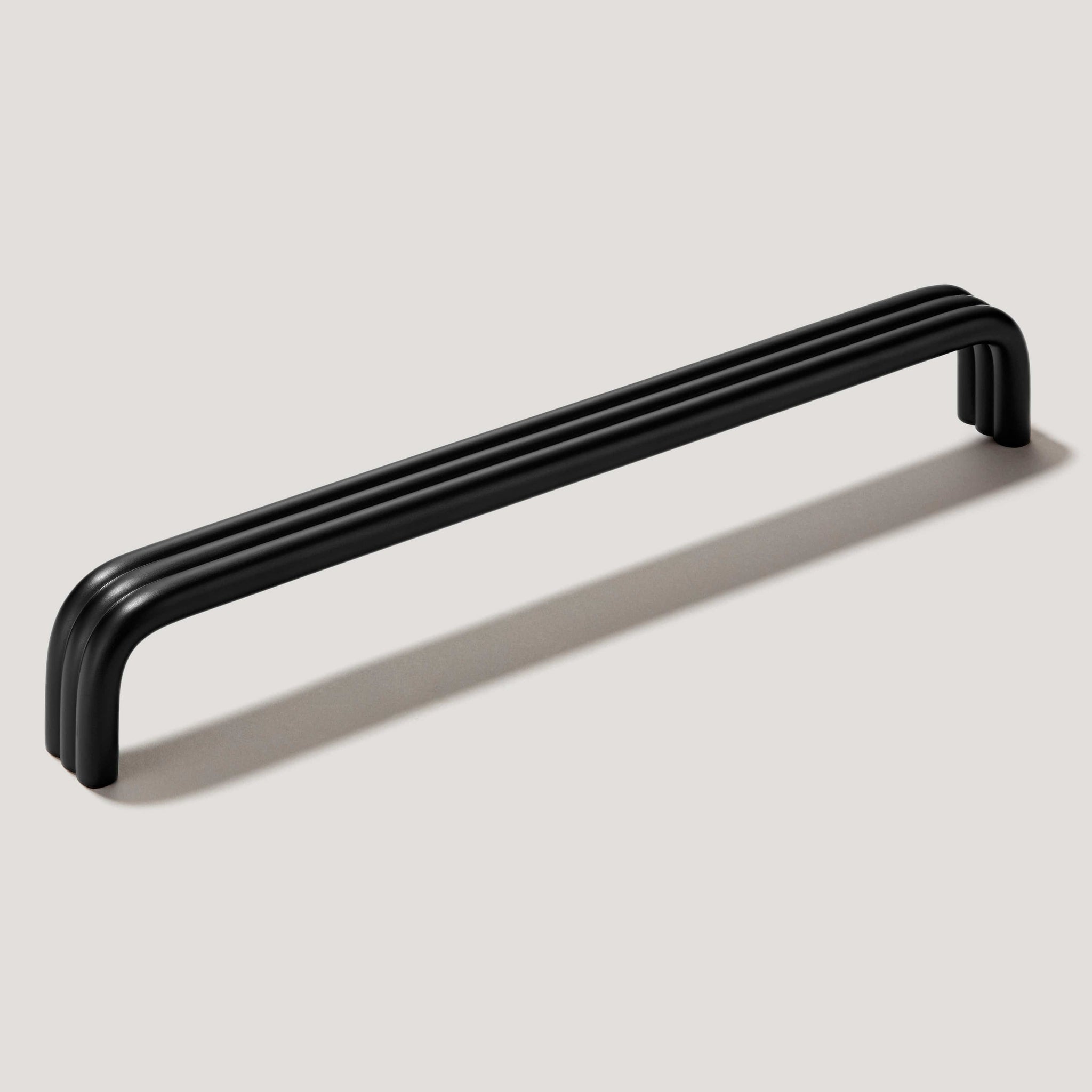 Tubular Door Door Plank Handles Hardware Handle Reeded Black | –