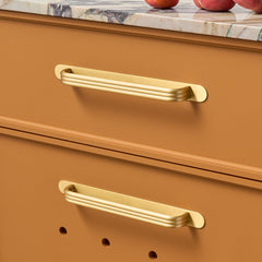 Plank Hardware ALVA Tubular D Bar Pull - Brass