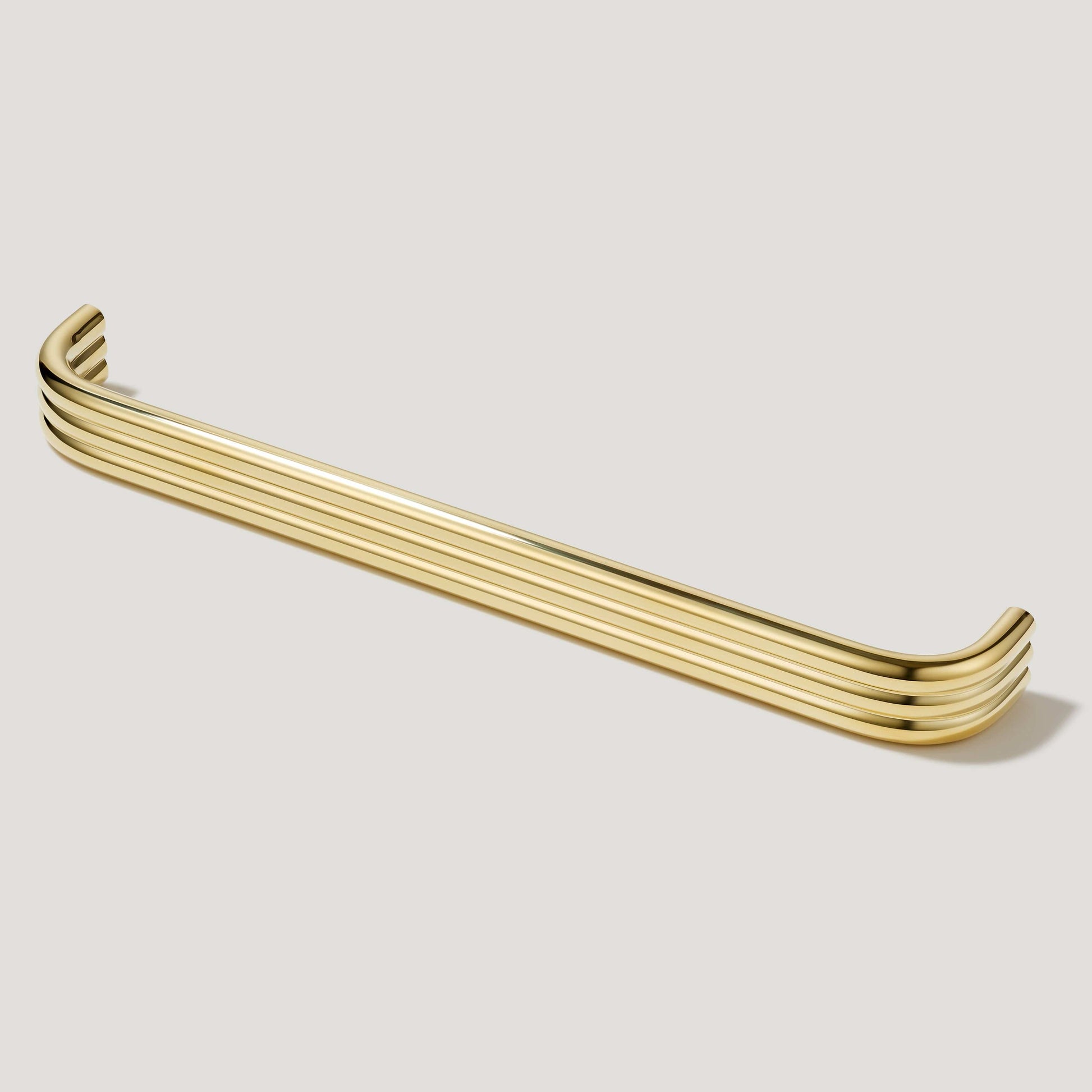 Plank Hardware ALVA Tubular D Bar Pull - Unlacquered Brass