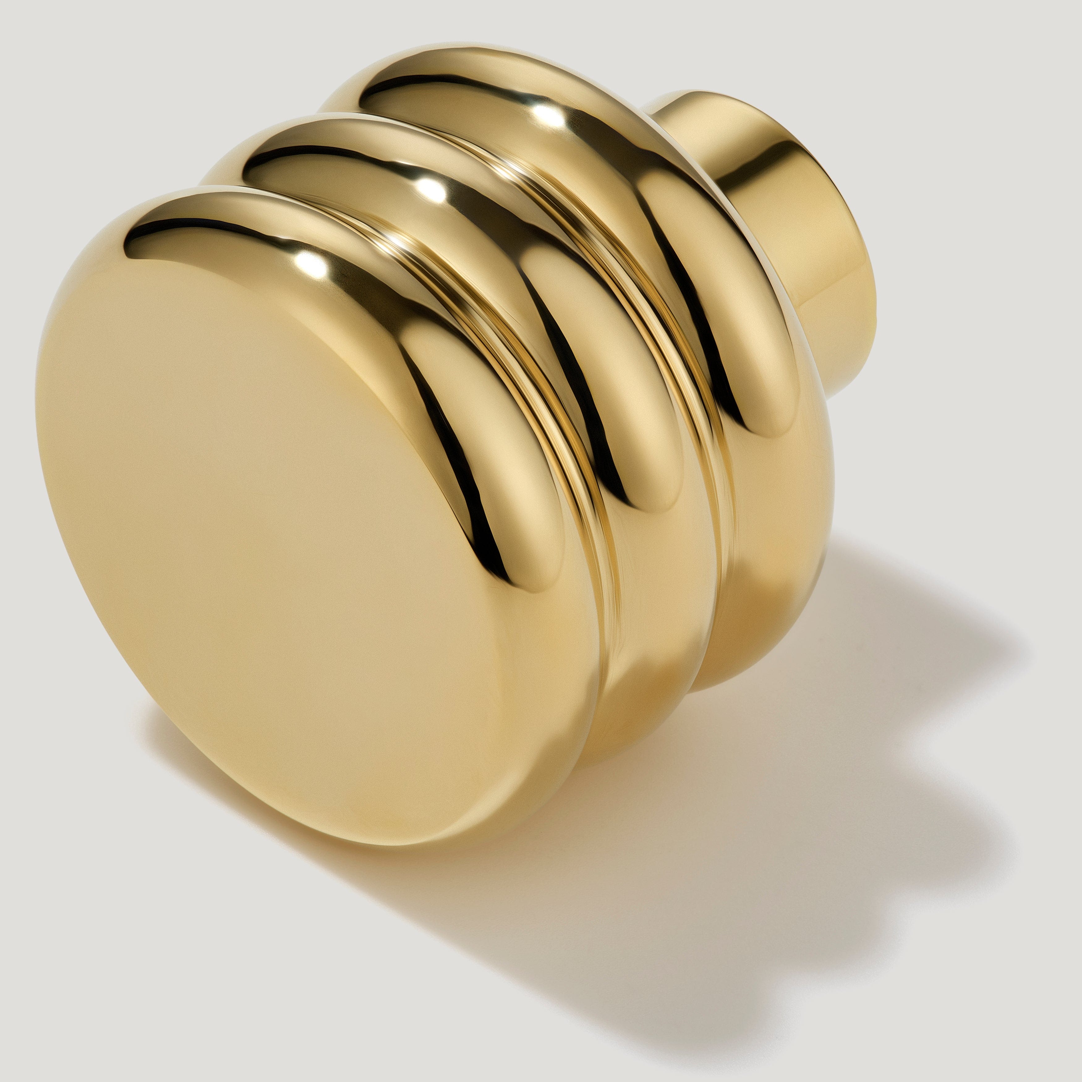 Plank Hardware ALVA Tubular Knob - Unlacquered Brass