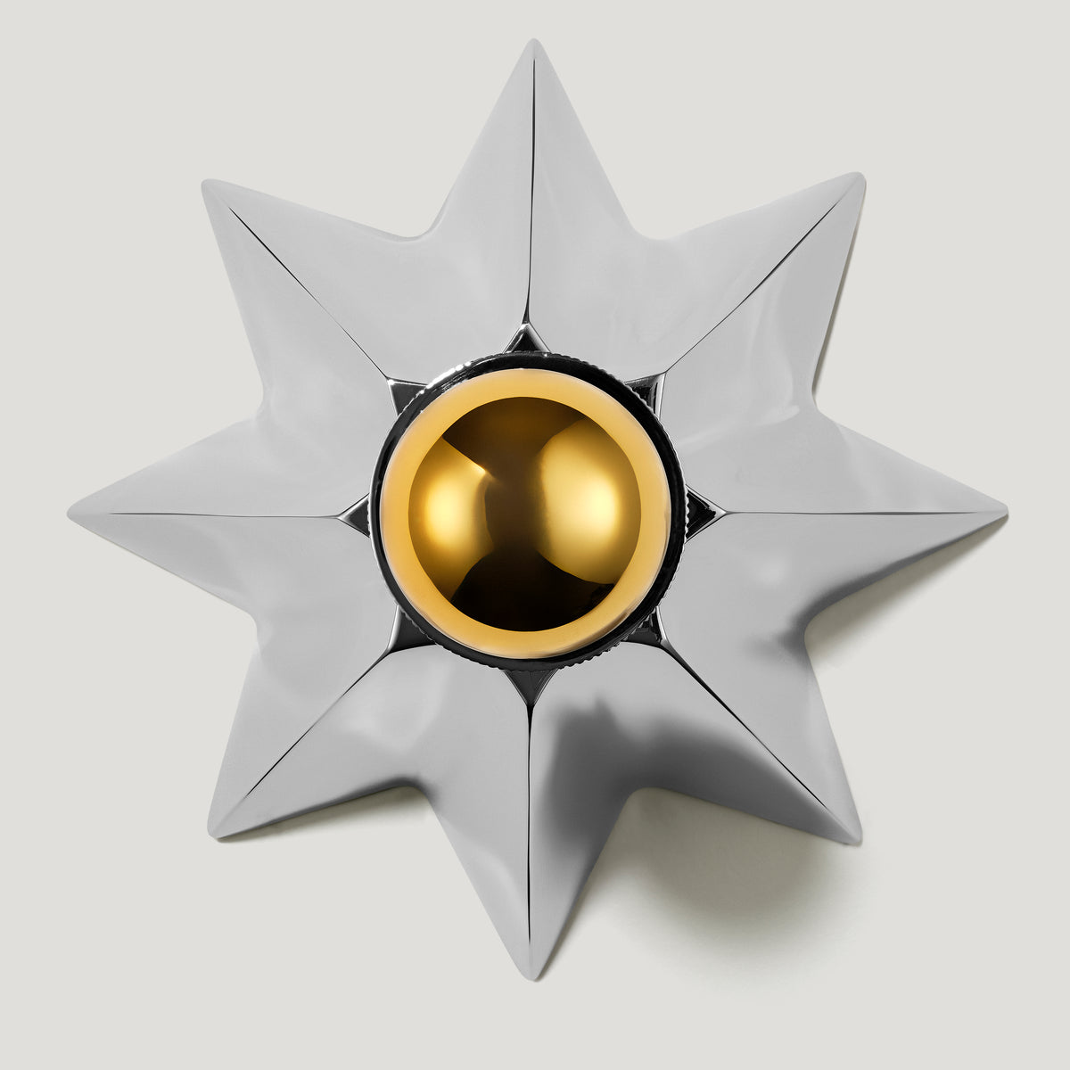 Plank Hardware ASTER Flush Mount Light - Polished Nickel