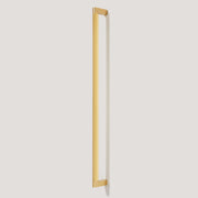 Plank Hardware BECKER Heavyweight 470mm D Bar Handle - Brass