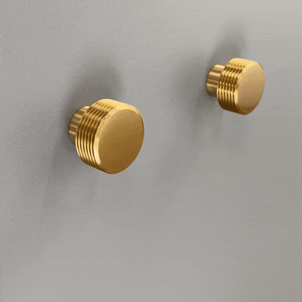 Brass Toothed Edge Wall Hook  Brass Wall Hooks – Plank Hardware