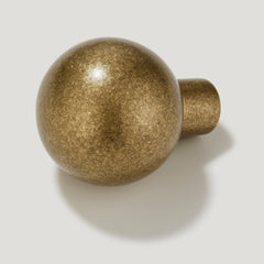 Plank Hardware BOBBIN Knob - Aged Brass