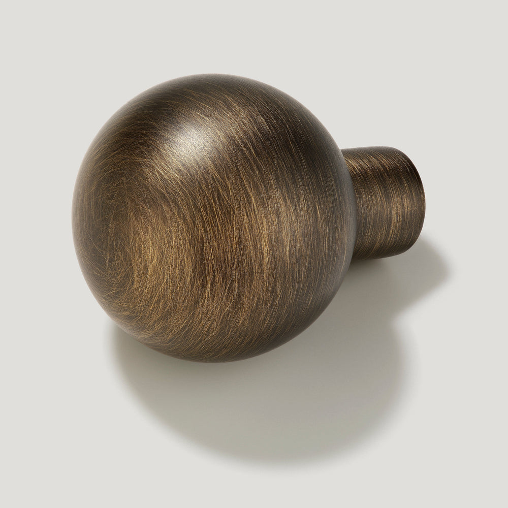 BOBBIN Knob - Antique Brass