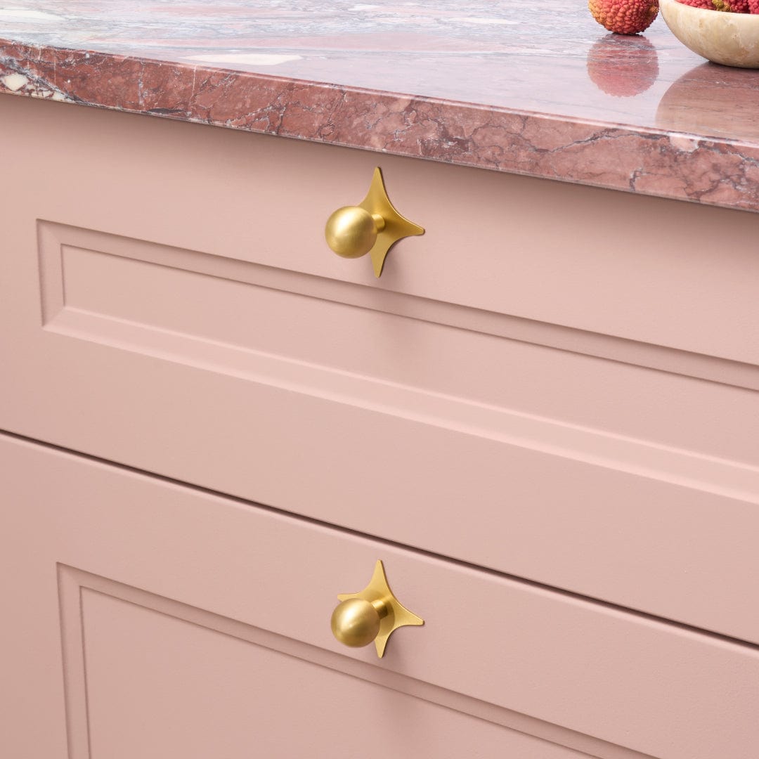 Plank Hardware BOBBIN Knob - Brass