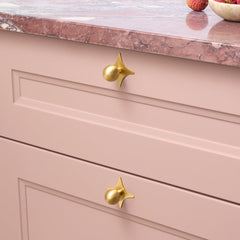 Plank Hardware BOBBIN Knob - Brass