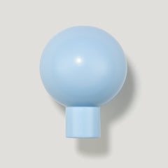 Plank Hardware BOBBIN Rounded Knob - Light Blue