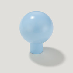 Plank Hardware BOBBIN Rounded Knob - Light Blue