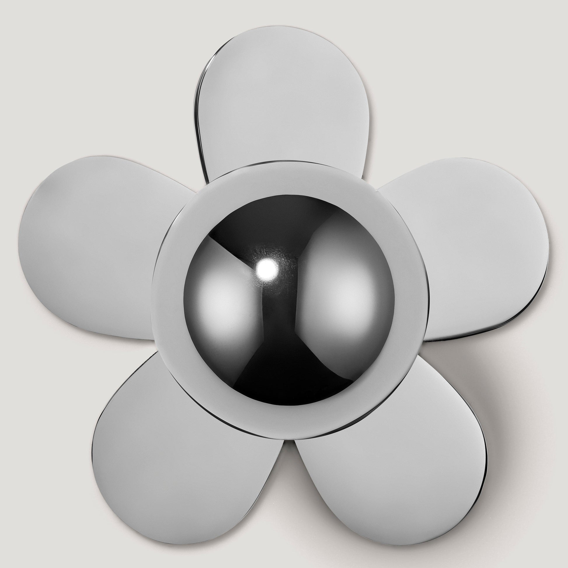 Plank Hardware BOBBIN Rounded Knob - Polished Nickel