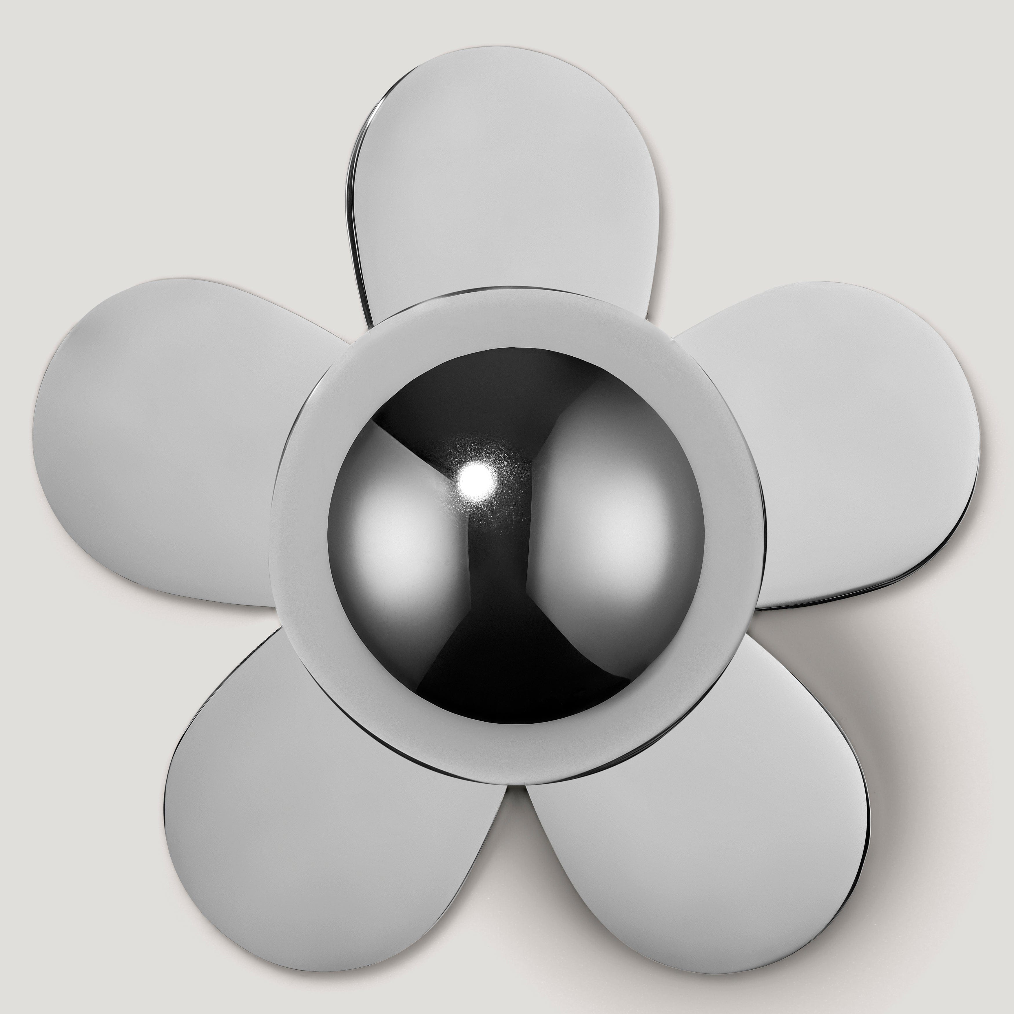 Plank Hardware BOBBIN Rounded Knob - Polished Nickel