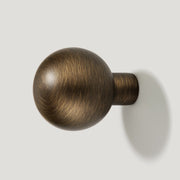 Plank Hardware BOBBIN Single Fixing Hook - Antique Brass