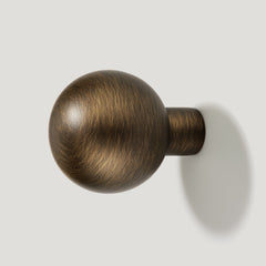 Plank Hardware BOBBIN Single Fixing Hook - Antique Brass