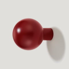 Plank Hardware BOBBIN Single Fixing Hook - Burgundy