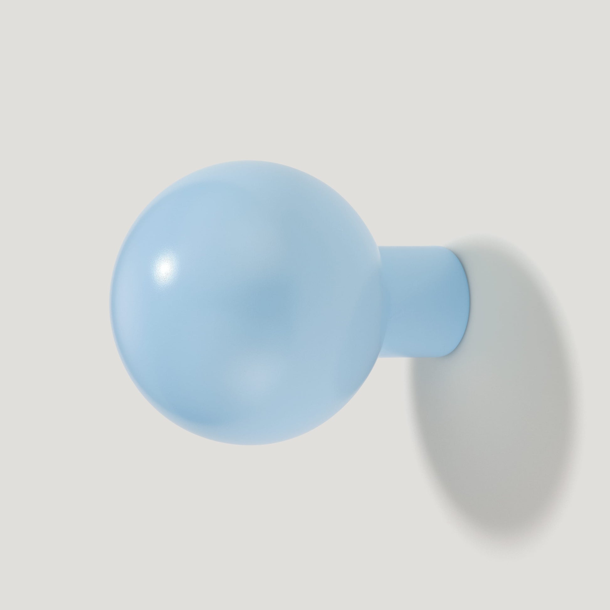Plank Hardware BOBBIN Single Fixing Hook - Light Blue