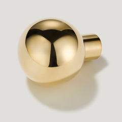 Plank Hardware BOBBIN Single Fixing Hook - Unlacquered Brass