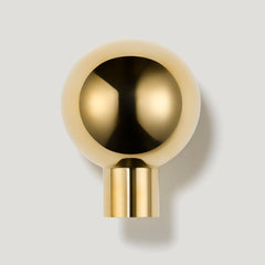 Plank Hardware BOBBIN Single Fixing Hook - Unlacquered Brass