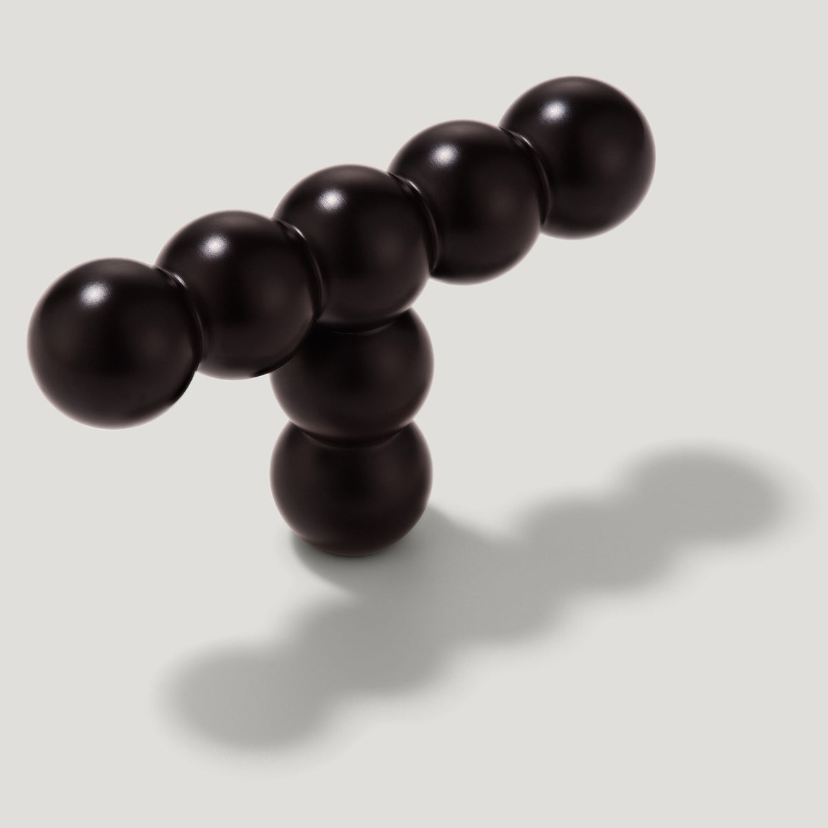 Plank Hardware BOBBIN Single T Pull - Blackened Bronze