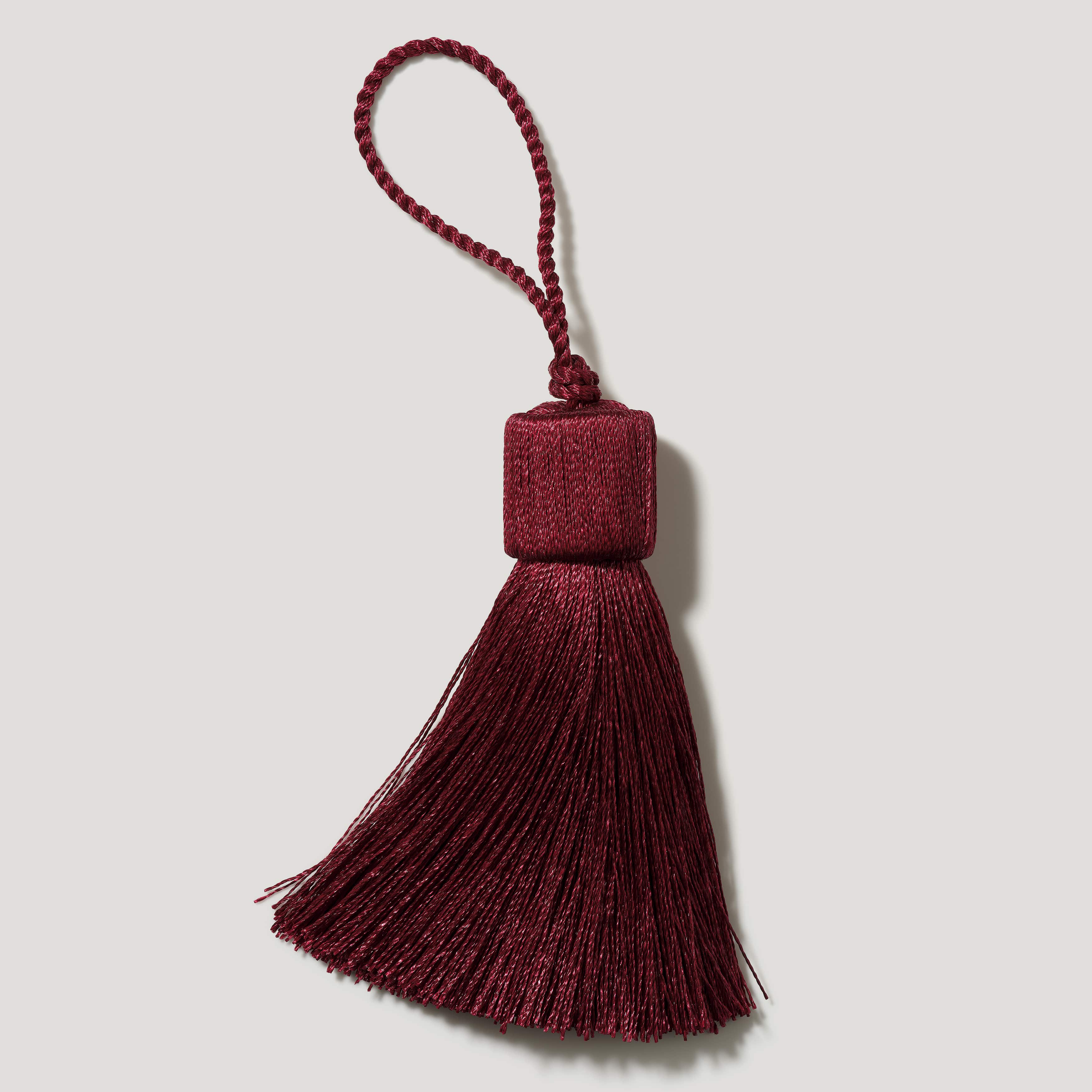 Plank Hardware Burgundy LENA Decorative Tassel