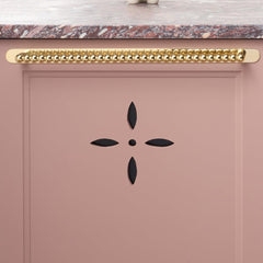 Plank Hardware COHEN Pull Backplate - Unlacquered Brass