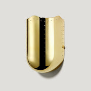 Plank Hardware DOMINO Flush Wall Sconce - Polished Brass