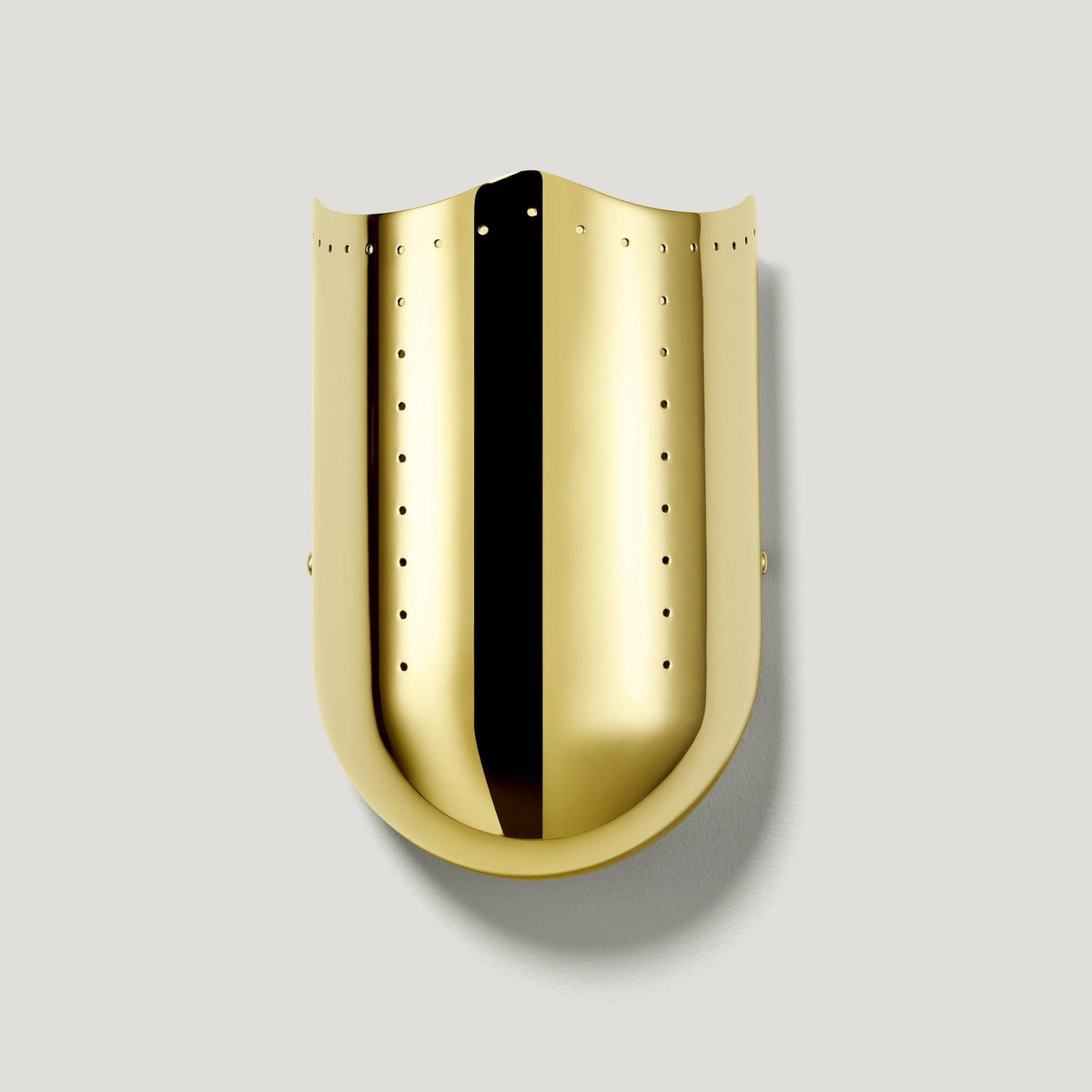 Plank Hardware DOMINO Flush Wall Sconce - Polished Brass