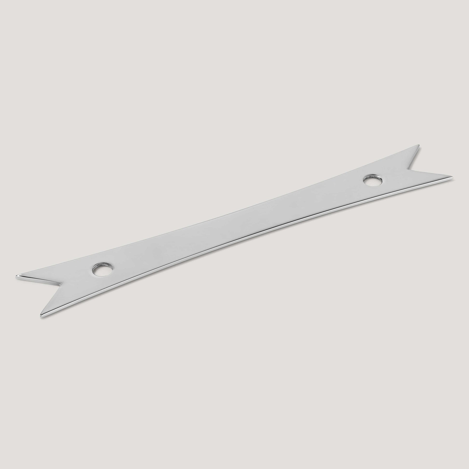 Plank Hardware ELIZA Pull with Ribbon Backplate - Polished Nickel