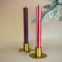 Plank Hardware ERIN Flower Candlestick Holder - Brass