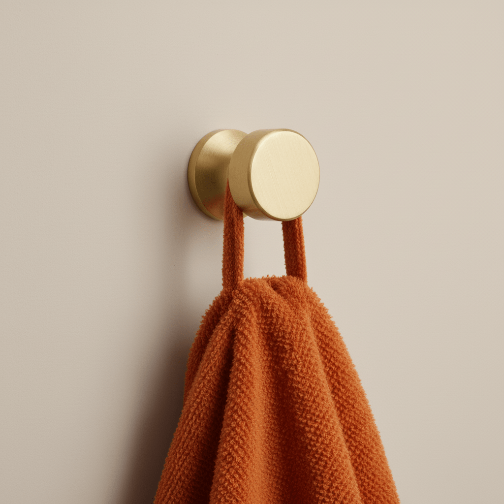 Plank Hardware FELIX Round Wall Hook - Brass
