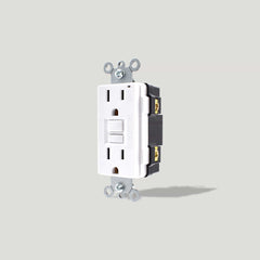 Plank Hardware GFCI Power Outlet 15A - White