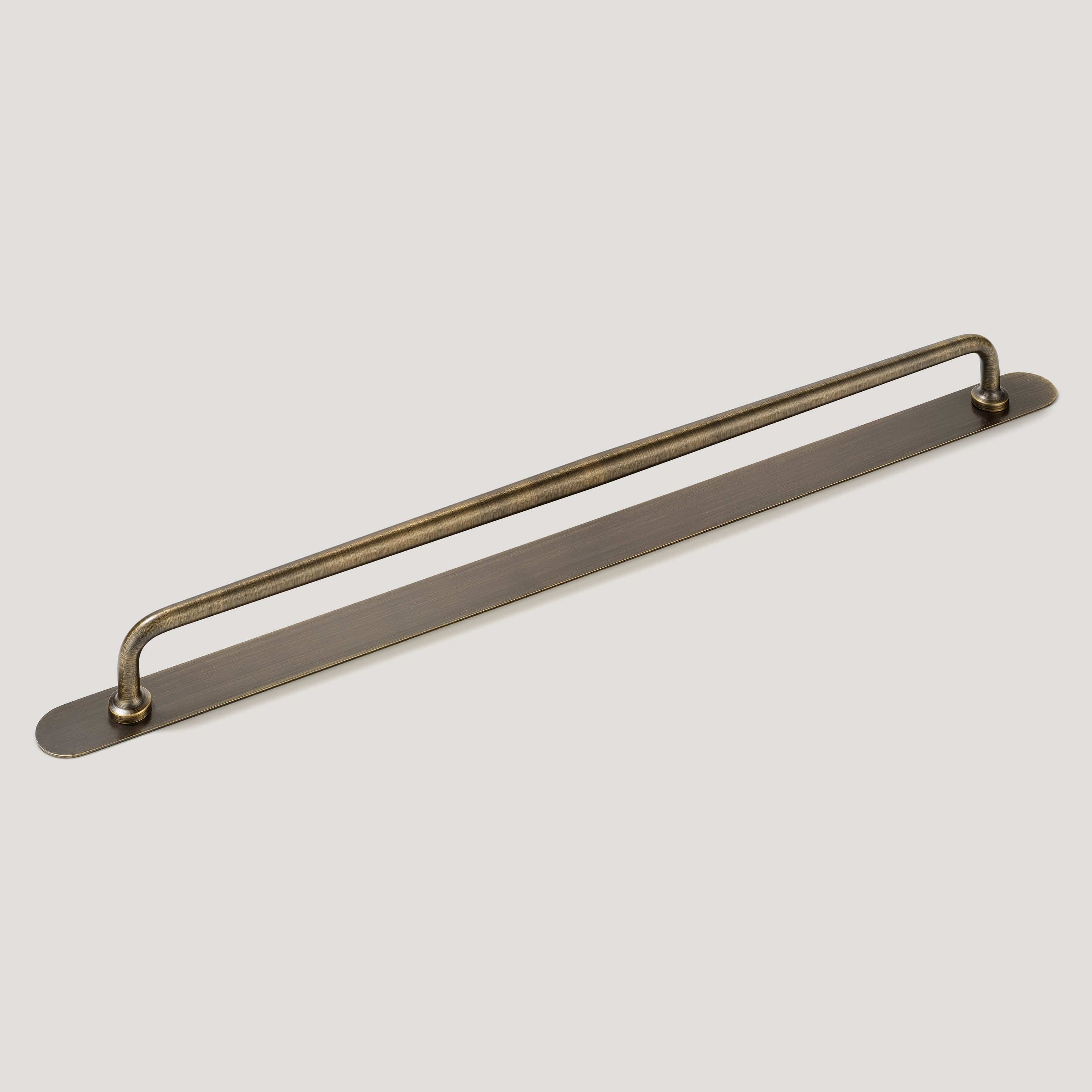 Plank Hardware GRAYSON 18.7" Heavyweight Pull - Antique Brass