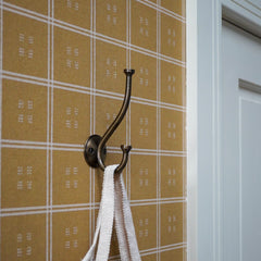 Plank Hardware GRAYSON Shaker Double Fixing Hook - Antique Brass