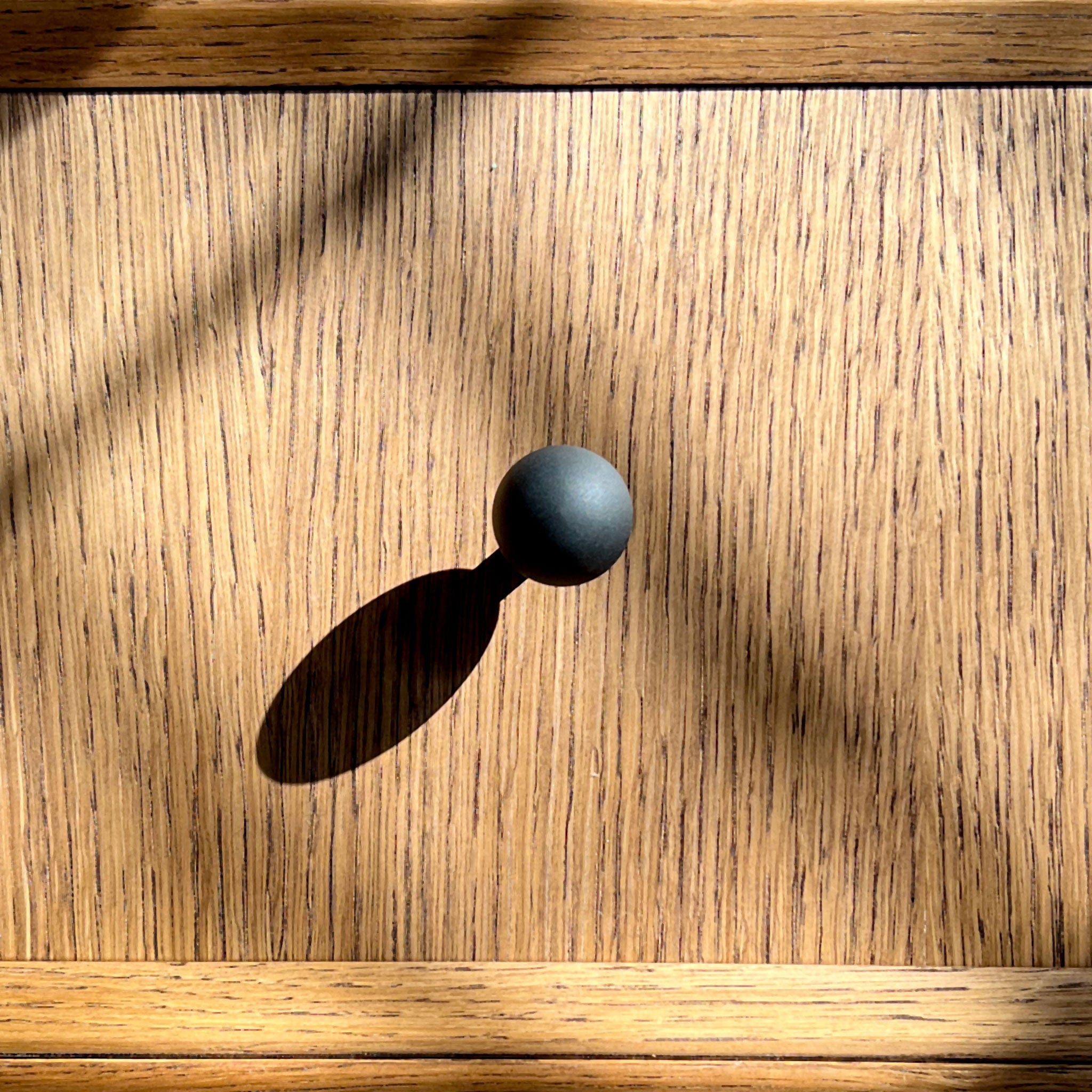 Plank Hardware HALLEY Ball Cabinet Knob - Black