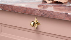 Plank Hardware HALLEY Knob - Unlacquered Brass